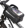 Bicycle Front Frame Bag with  Phone Case Holder and Touch Screen Saddle Bag Accessories