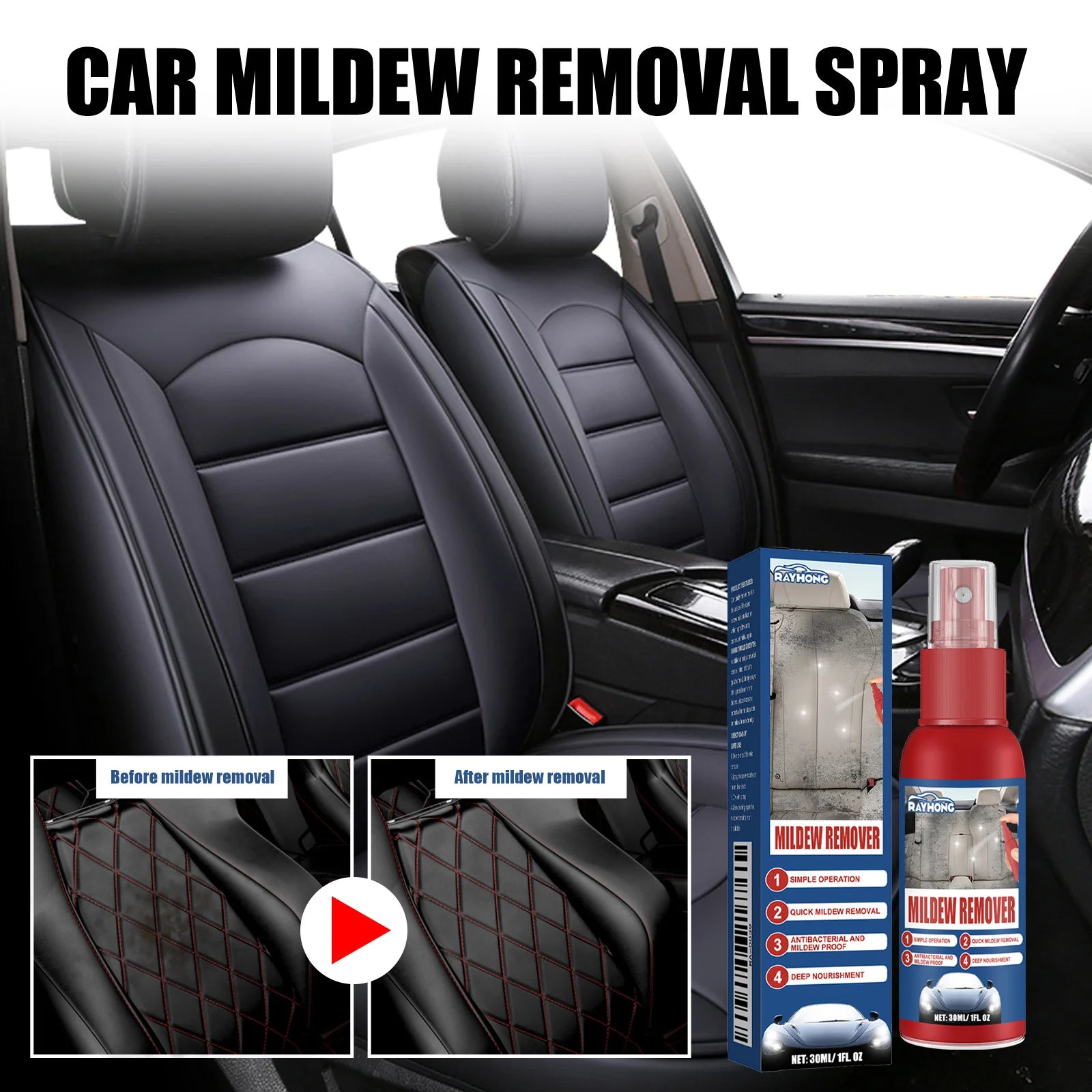 Leather Seat  Mold Remover